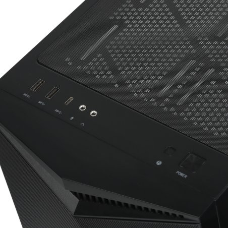 Компьютерный корпус MSI MPG GUNGNIR 300P AIRFLOW Midi Tower, EATX, 2xUSB 3.2 Gen 1, 1xUSB 3.2 Gen2 Type-C, 4x120мм PWM black Fan, 1x80мм Fan, 2x 6015 Fan, MPG PCI-E 4.0 X16 RISER CABLE, Tempered Glass Window