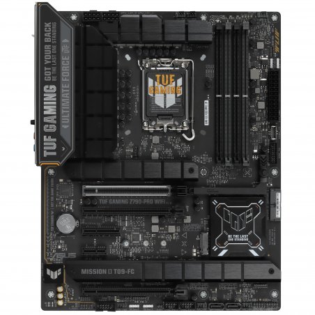 Материнская плата ASUS TUF GAMING B550-PLUS WIFI II, AM4, AMD B550, 4xDDR4, 6xSATA, 2xM.2, 1xPCI-E 3.0 x16, 1xPCI-E 4.0 x16, 3xPCI-E x1, 1xDP, 1xHDMI, 1x 2.5Gb LAN, 2xUSB-A 3.2 Gen 1, 1xUSB-A 3.2 Gen 2, 1xUSB-C 3.2 Gen 2, 3x3.5 мм, 7.1, ATX