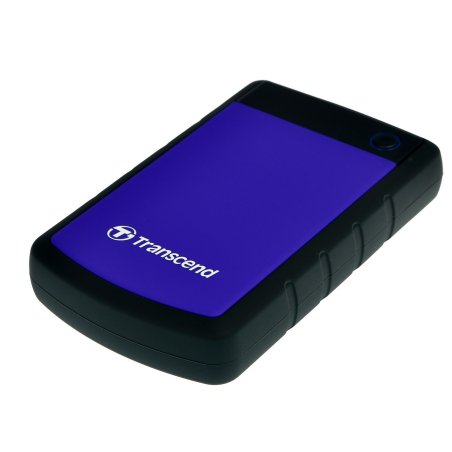 Внешний HDD 2.5" Transcend StoreJet 25H3, 2TB, USB 3.2 Gen 1 Type-A, 5400 rpm, фиолетовый
