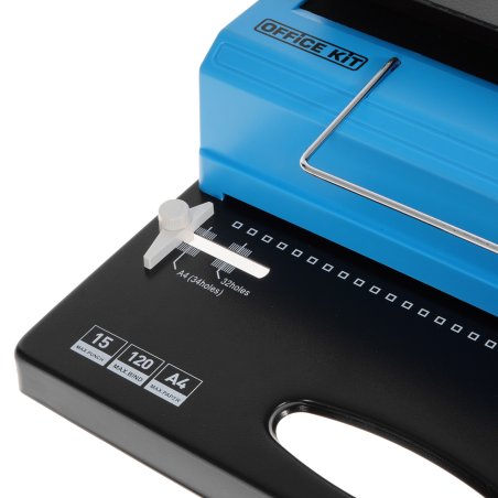 Переплетчик Office Kit B3415TH A4/перф.15л.сшив/макс.120л./метал.пруж. (4.8-14.3мм)