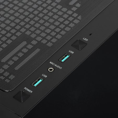 Компьютерный корпус Deepcool CC560 MESH V2 черный без БП ATX 4x120мм 5x140мм 2xUSB 3.0 audio bott PSU