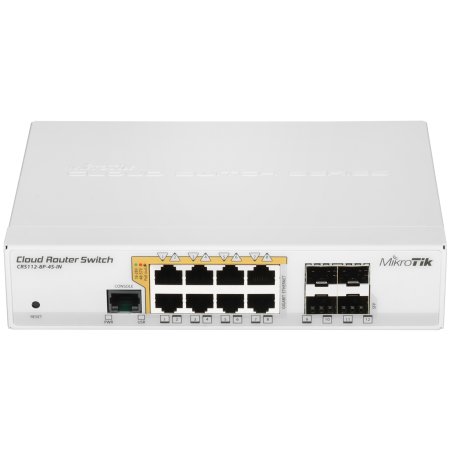 Маршрутизатор 8PORT 1000M 4SFP CRS112-8P-4S-IN MIKROTIK