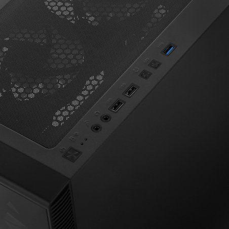 Компьютерный корпус Montech X3 MESH черный без БП ATX 6x120мм 2xUSB3.0 1xUSB3.1 audio bott PSU