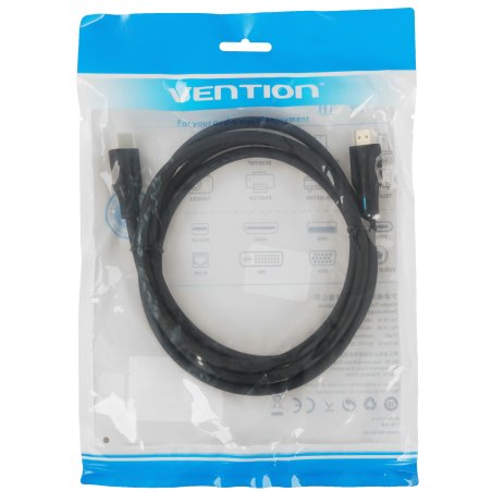 Кабель Vention HDMI 2.1 Cable 2M черный Metal Type