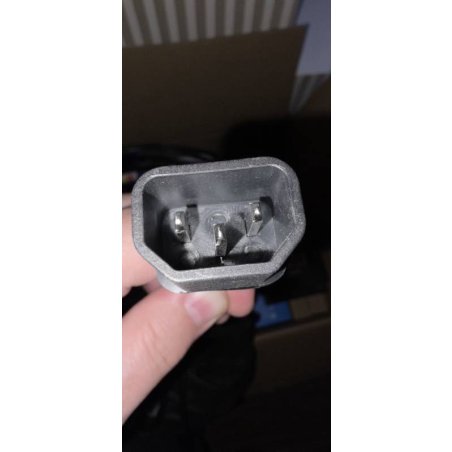 Кабель питания сист.блок-монитор Cablexpert PC-189-1-3M, 3м, C13-C14, 3x1кв.мм., черный, с заземлением