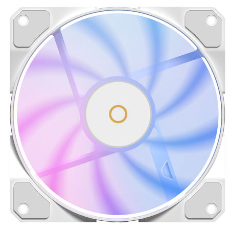Кулер для процессора Ocypus Beta F12 WH ARGB, 120x120x25мм, 4-PIN PWM, 800-1600 RPM, 29 DBA MAX, HYDRO BEARING