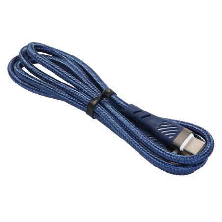 Кабель PERFEO USB C вилка - C вилка, 60W, синий, длина 1 м, POWER (C1103)