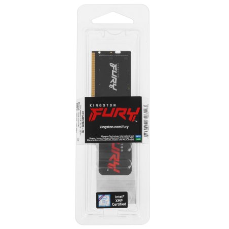 Оперативная память Kingston Fury Impact, DDR5, 32Gb (1x32Gb), 4800MHz, CL38 SO-DIMM