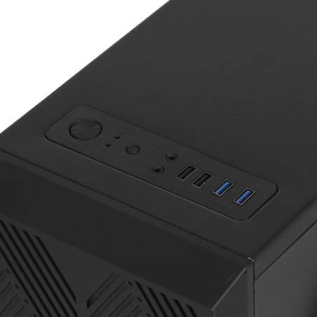 Компьютерный корпус Accord ACC-CL297B черный без БП ATX 1x120мм 2xUSB2.0 1xUSB3.0 audio