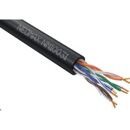 Кабель NEOMAX NM10031 Кабель UTP cat.5е 4 пары (305 м) 0.51 мм outdoor