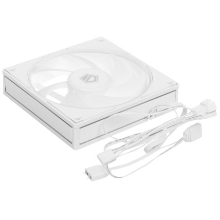 Вентилятор для корпуса ID-Cooling AF-127-ARGb-W белый, 120 мм, 2000 об/мин, 29.9 дБ, 4 pin