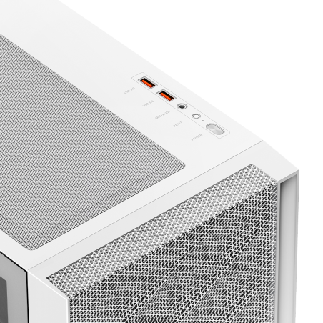 Компьютерный корпус PCCooler C3D510 WH ARGb, Tempered Glass Full Tower, White, TG, 0.7 SPCC, 3x120мм ARGb E-ATX, ATX, mATX, mITX 170/390/410мм 2x2.5", 2x3.5", 7xPCI 2xUSB-A 3.0 454.8x220x490.6мм