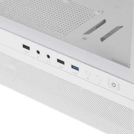 Компьютерный корпус PCCooler IE200 WH, Tempered Glass Full Tower, белый, TG, SPCC, 1x120мм ARGb E-ATX, ATX, mATX, mITX 180/380/220мм 4x2.5", 2x3.5", 7+3xPCI 1xUSB-A 3.0, 2xUSB-A 2.0 432x225x495мм