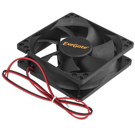 Вентилятор для корпуса ExeGate EX08025SM черный, 80 мм, 2200 об/мин, 22.5 дБ
