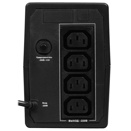 Источник бесперебойного питания ExeGate EP285538RUS Power Back BNB-600.LED.AVR.C13.RJ 600VA/360W, LED, AVR,4*IEC-C13, RJ45/11, черный