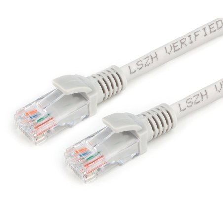 Патч-корд LSZH UTP Cablexpert PP31-20M кат.5e, 20м, литой, многожильный, серый