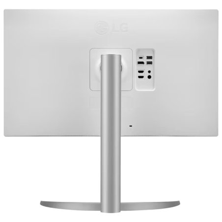 Монитор 27" LG UltraFine 27UP850K-W IPS 3840x2160, 60 Гц, 5 мс, 16:9, 400 кд/м², 2xHDMI 2.0, DP 1.4, USB-C, USB Hub (2x USB 3.0), 3.5 Jack, FreeSync, черный/серебристый