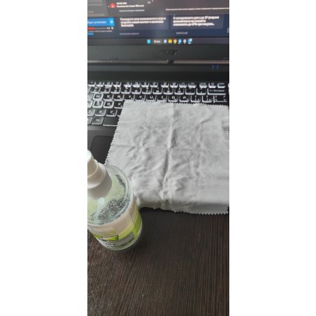 Чистящий набор (салфетки + гель) Cactus CS-S3004E для экранов и оптики 1шт 18x18см 200мл