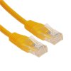Патч-корд медный UTP Cablexpert PP10-7.5M/Y кат.5, 7.5м, литой, многожильный, желтый