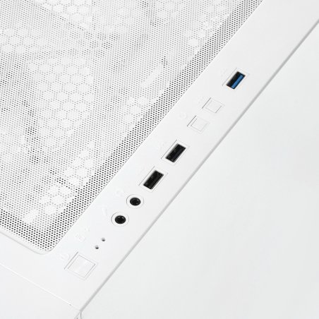 Компьютерный корпус Montech X3 Glass белый без БП ATX 3x140мм 2xUSB2.0 1xUSB3.0 audio bott PSU