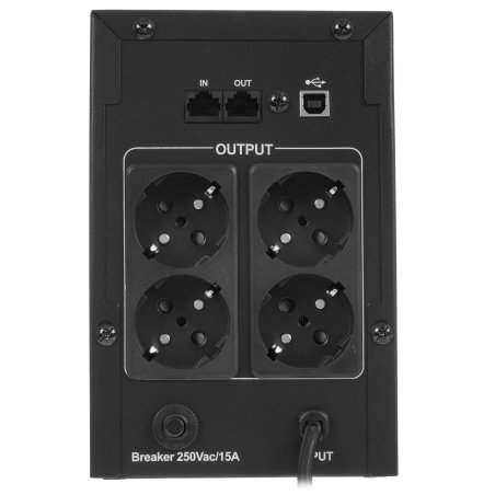 Источник бесперебойного питания ExeGate EP285515RUS SpecialPro UNB-2000.LED.AVR.EURO.RJ.USB 2000VA/1200W, LED, AVR, 4 евророзетки, RJ45/11, USB, Black