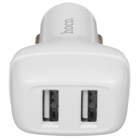 Автомобильное зарядное устройство HOCO (6931474727763) Z36 белый АЗУ 2USB 2.4A для micro USB