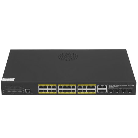 Коммутатор Cudy GS2028PS4-400W 24-Port Layer 2 Managed Gigabit PoE+ Switch with 4 Gigabit Combo Ports, 400W