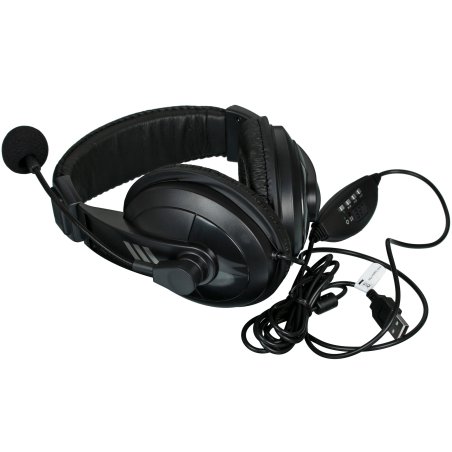 Гарнитура Defender Gryphon 750U USB, черный, 1.8м кабель