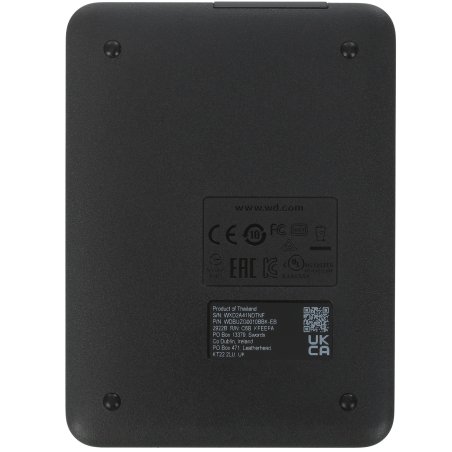 Внешний HDD 2.5" Western Digital Elements Portable, 1TB, USB 3.2 Gen 1 Type-A, 5400 rpm, черный