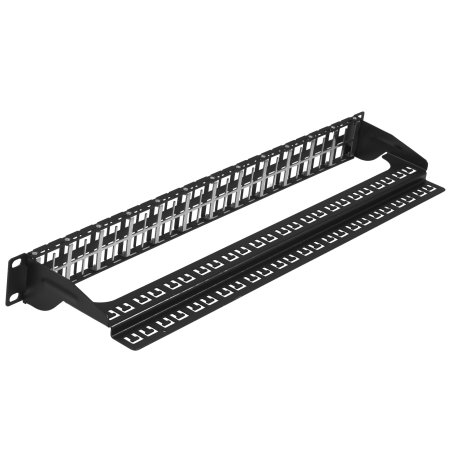 Патч-панель наборная Lanmaster LAN-PPC48OK-UTP 19" 1U 48xRJ45 UTP