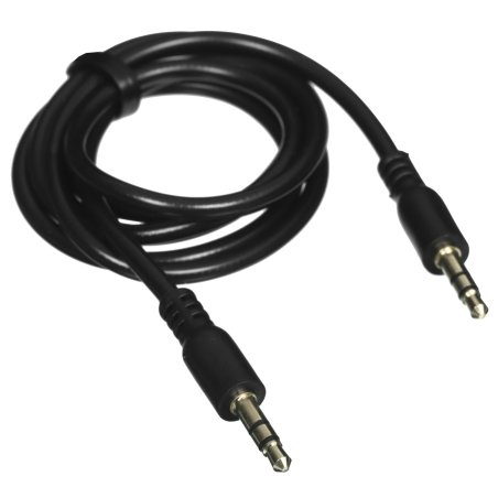 Аудиокабель AUX Rexant 3.5 мм гелевый 1 м черный