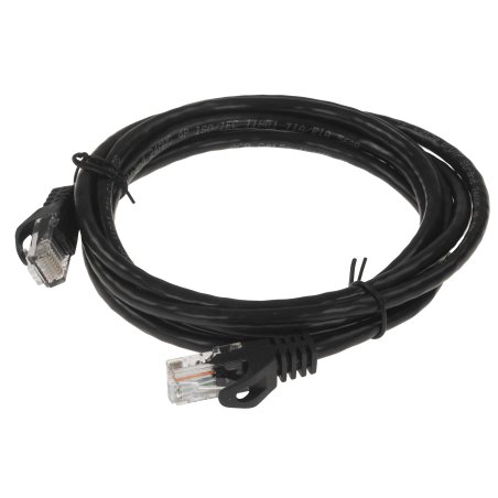 Патч-корд ACD-LPU5C-20B Cat5e UTP 24AWG 4Pair, 7/0.18мм CU черный, 2.0м, (741777)