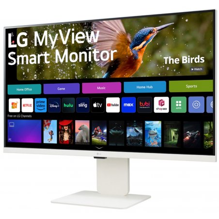 Монитор 31.5" LG 32SR83U-W IPS 3840x2160, 60 Гц, 5 мс, 16:9, 400 кд/м2, 2xHDMI, 1хUSB-C, 3хUSB, белый