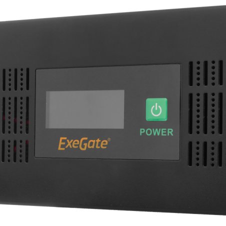 Источник бесперебойного питания ExeGate ServerRM UNL-1500.LCD.AVR.С13.RJ.USB.3U 1500VA/900W, LCD, AVR, 4*C13, RJ45/11, USB, 3U