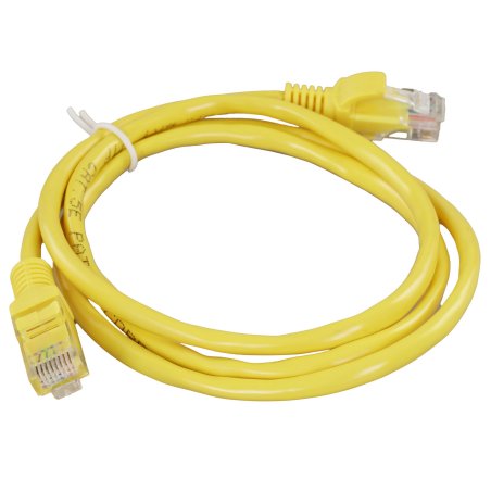 Патч-корд UTP Cablexpert кат.5e, 1м, литой, многожильный, желтый