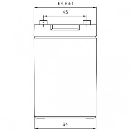 Батарея CSB 12V 10,5Ah UPS12580 клеммы F2