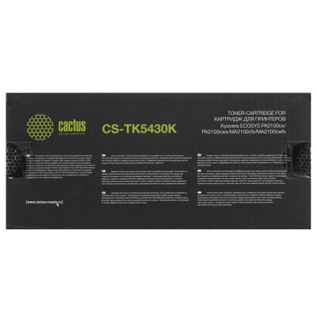 Картридж лазерный Cactus CS-TK5430K TK-5430K черный (1250стр.) для Kyocera Ecosys PA2100cx/PA2100cwx/MA2100cfx/ MA2100cwfx