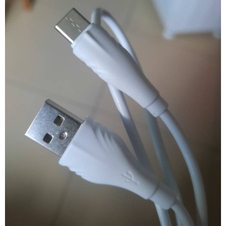 Дата-кабель USB 3.0A для Type-C Borofone BX91 ПВХ 1м (Black)