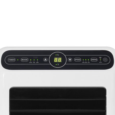 Кондиционер мобильный Ballu Aura BPAC-09 CP/N1_24Y 9000 BTU, 24 м², 50 дБ, охлаждение, осушение, белый