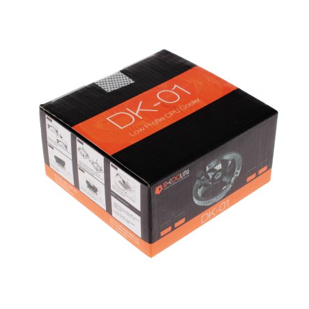 Кулер Cooler ID-Cooling DK-01 черный/серебристый 92мм алюминий 2500rpm 29db 95W 52мм
