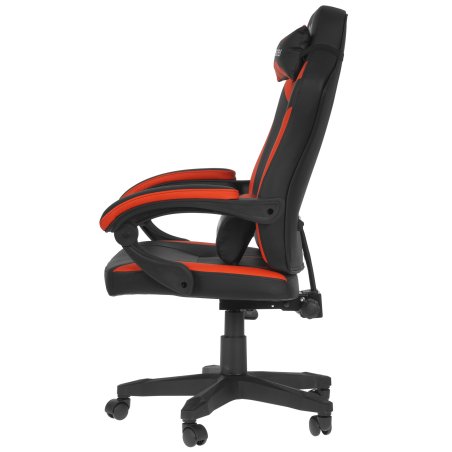 Кресло игровое Defender Master черный/Красный, полиуретан, 50 мм