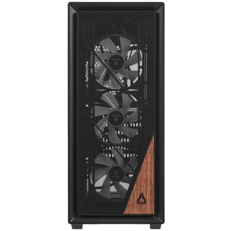 Компьютерный корпус Azza Forest черный без БП ATX 4x120мм 4x140мм 2xUSB 3.0 audio bott PSU
