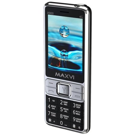 Мобильный телефон Maxvi X900 4G черный