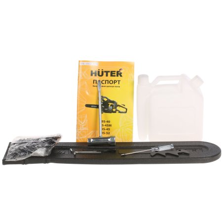 Бензопила Huter BS-52 70/6/32.4квт, 52 см3, бак 0,55 л, антивиб. система, шина 50см/20", 7,5кг