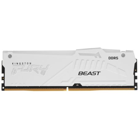 Оперативная память Kingston FURY Beast White EXPO, DDR5, 32Gb (1x32 GB), 6000 MHz, CL30, радиатор, белый