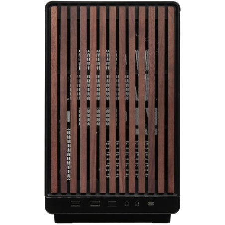 Компьютерный корпус Lian-Li A3 Wood черный без БП mATX 10x120мм 2x140мм 2xUSB3.0 1xUSB3.1 audio bott PSU