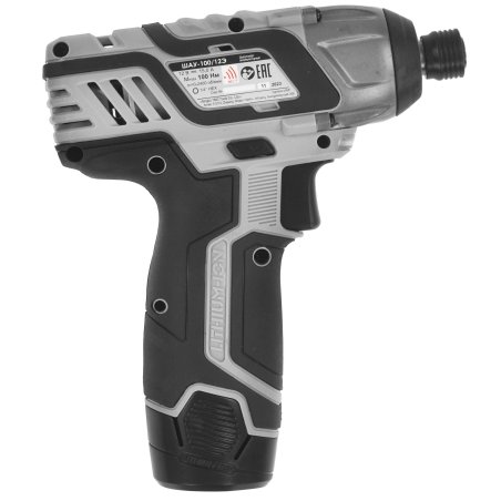 Ударный аккум. шуруповерт ИНТЕРСКОЛ ШАУ-100/12Э АПИ-Т [808.2.2.70] Li-ion, кейс, 2 аккум., 2,0 А·ч, ЗУ