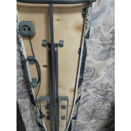 Доска гладильная НИКА 3+, фанера, европодставка под утюг (полимер) с термосиликоном, 122/34,5