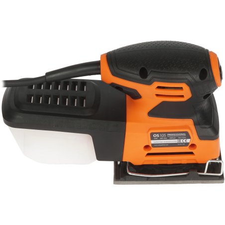 Вибрационная шлифовальная машина PATRIOT OS 105240 Вт, 13 000 кол/мин; размер платформы: 104 х 112 мм