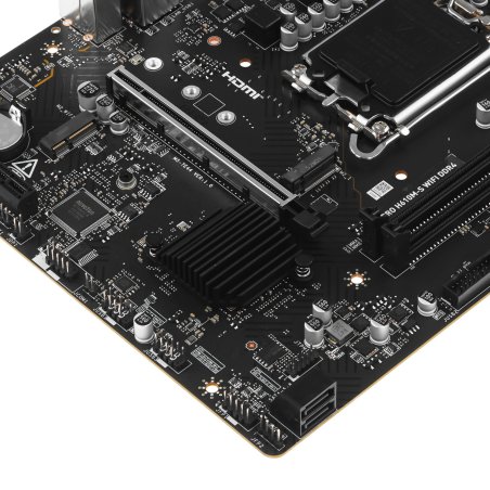 Материнская плата MSI PRO H610M-S DDR4, LGA 1700, Intel H610, 2xDDR4, 2xSATA, 1xM.2, 1xPCIe 4.0 x16, 1xPCIe 3.0 x1, 1xHDMI, 1x1Gb LAN, 4xUSB 2.0, 2xUSB 3.2 Gen 1, 3x3.5 мм, 7.1, Micro-ATX